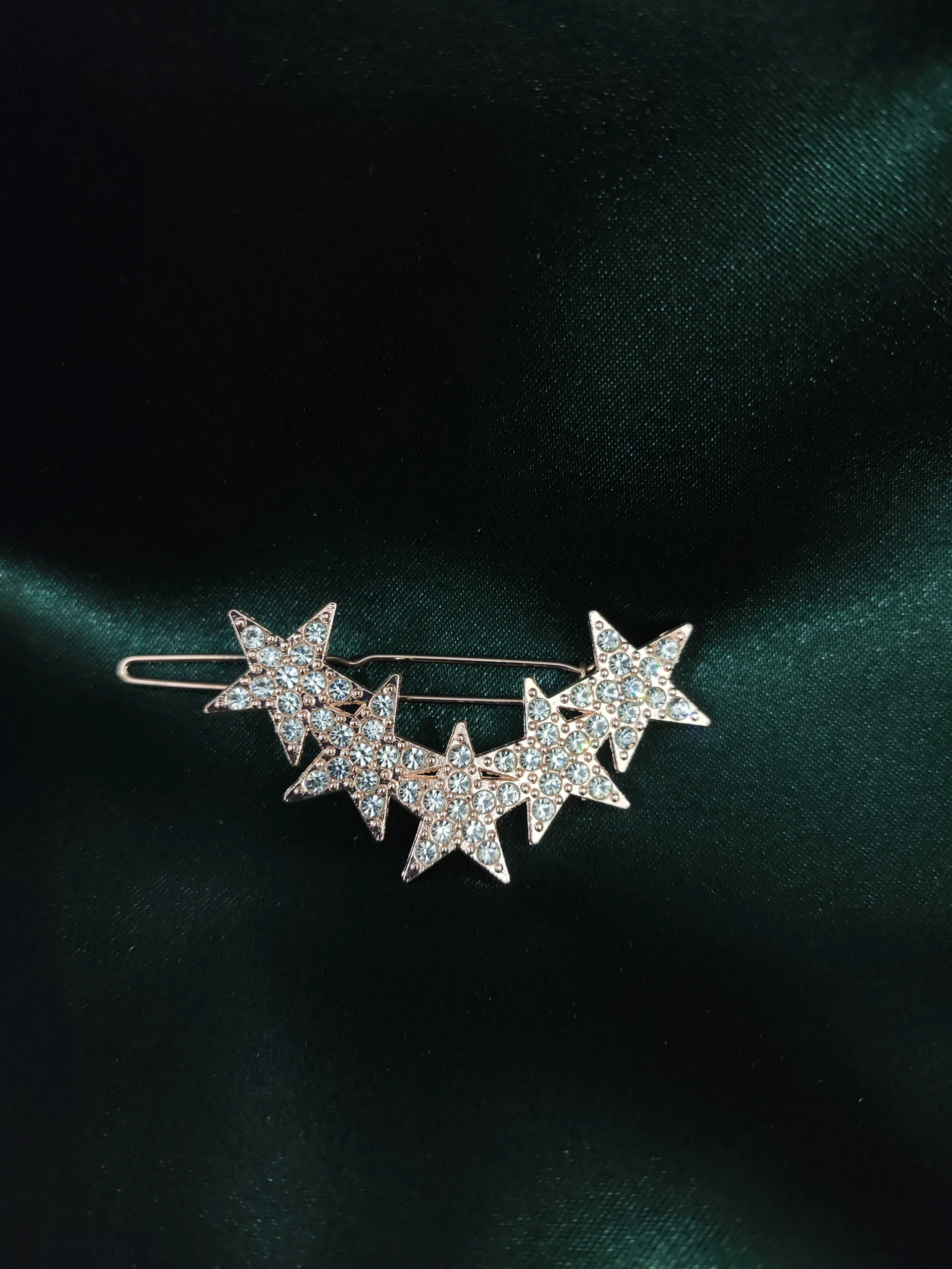 Crystal Star Hair Slide Bobby Pin Celestial Constellation Hair Clip for Women and Girls (1) Crystal Star Hair Slide Bobby Pin Celestial Constellation Hair Clip for Women and Girls - Image 1