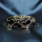 Gold Butterfly Bangle Bracelet for Women